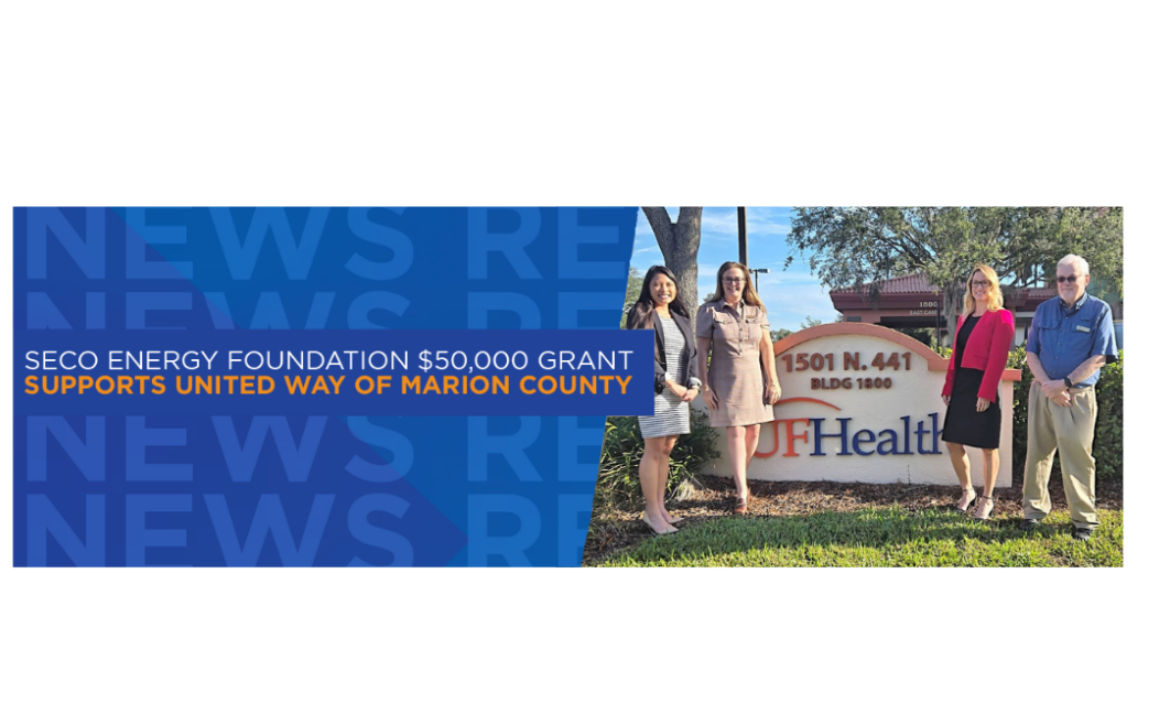 SECO Energy Foundation Awards UF Health Spanish Plaines Auxillary Foundation $25,000