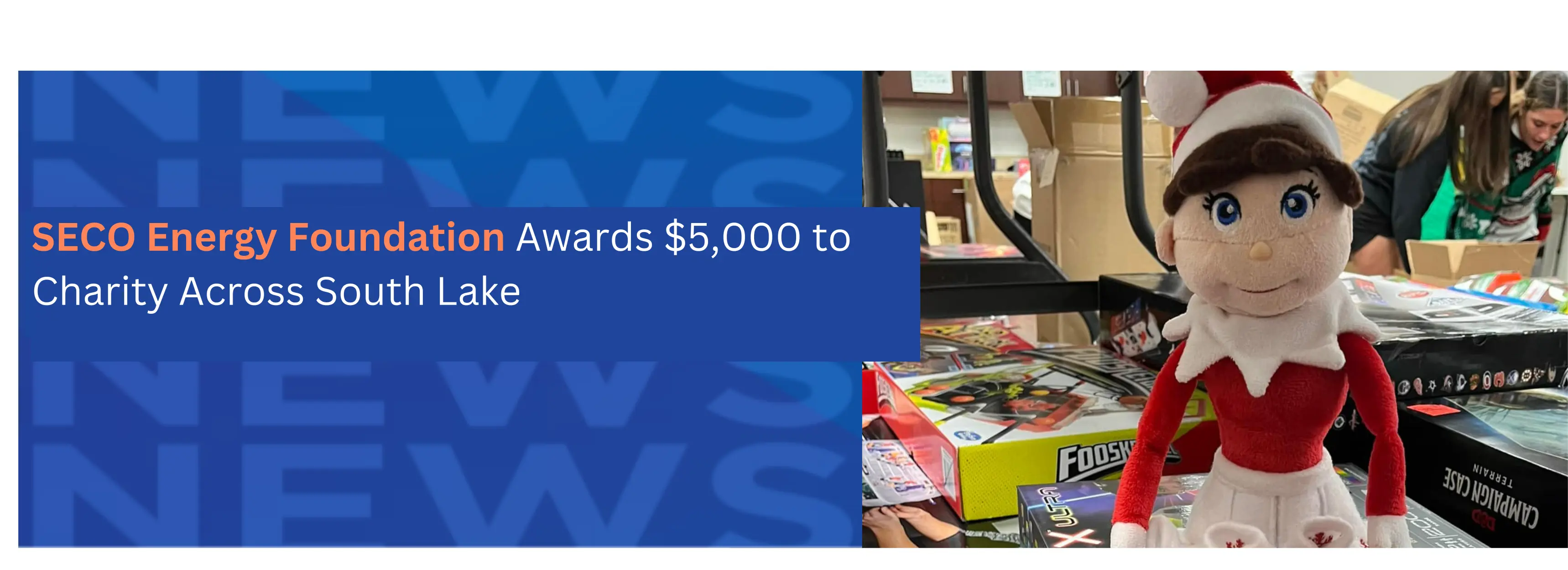 Brighter Holidays: SECO Energy Foundation Awards $5,000 to Charity Across South Lake